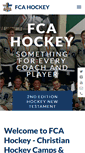 Mobile Screenshot of fcahockey.com