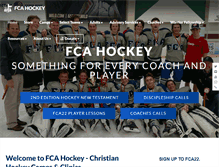Tablet Screenshot of fcahockey.com